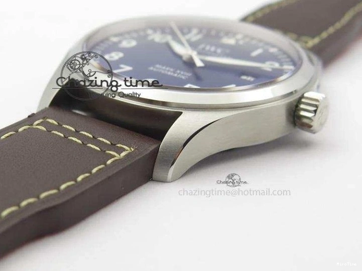 MIROTIME 0409 Mark XVIII Le Petit Prince IW327004 SS Mk Maker Best Edition Blue Dial On Brown Leather Strap A TimelessDesign 7296